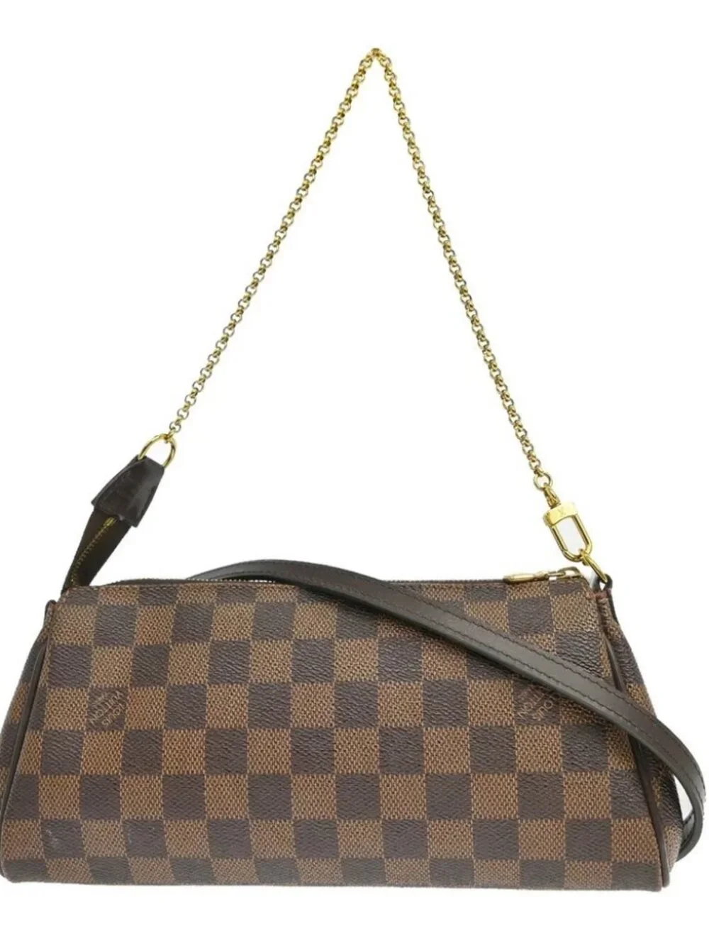 Louis Vuitton Damier Eva 2way Chain Handbag